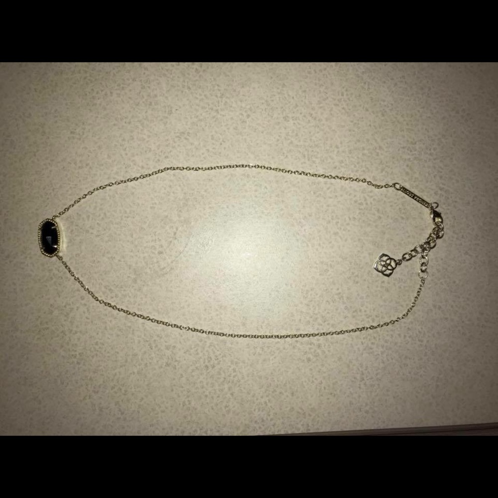 Black and Gold Kendra Scott Necklace
